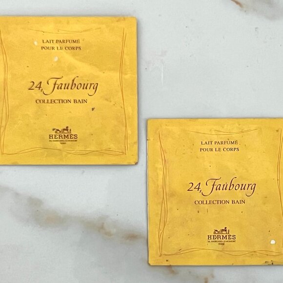 Hermes Other - Vintage Rare C1990s HERMES 24 Faubourg Perfumed Body Lotion, 2 Samples